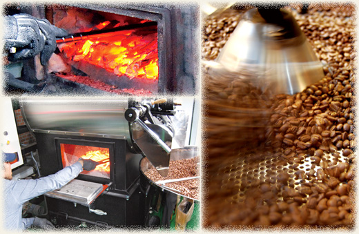 南蛮屋の炭火焙煎