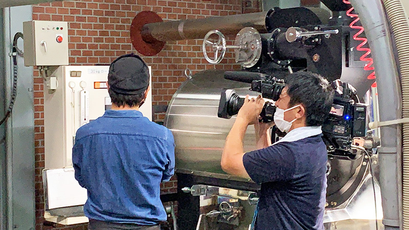 テレビ朝日「スーパーJチャンネル」南蛮屋 コーヒー焙煎工場