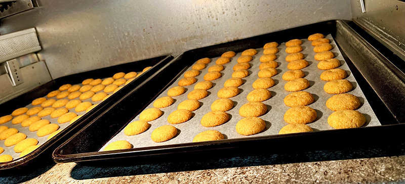 さわやかレモンクッキーの製造始まりました