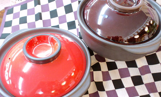 「土鍋」赤・茶