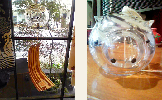 涼を呼ぶブタちゃん風鈴