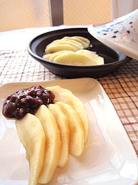 なんちゃってりんごのコンポート