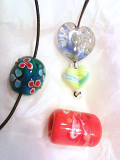 トンボ玉 ストラップやペンダント