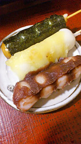 お団子の差し入れ