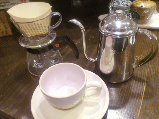 ハンドドリップのコーヒー寺子屋