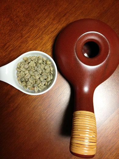 コーヒー豆を焙煎