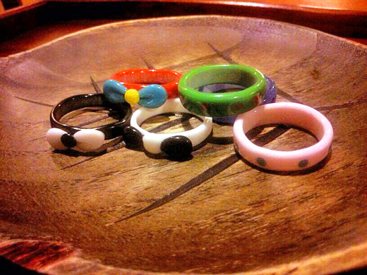 布との組み合わせが出来るリング