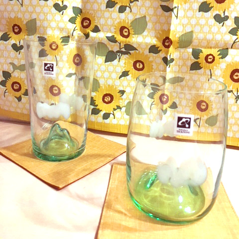 夕焼けのやまグラス