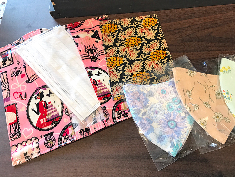 畠山泰子さんのマスクやマスクケース