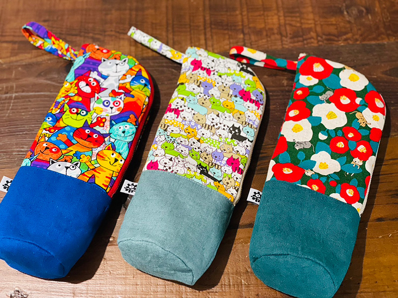 楽布アオトソラさんの【保温保冷水筒ケース】