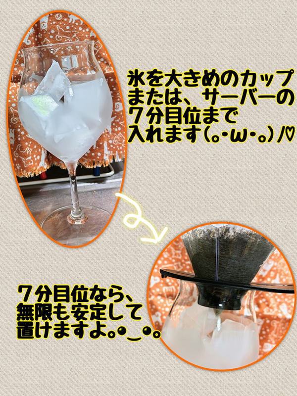 ハリオ『無限ドリッパー』を使ったアイスコーヒーの淹れ方