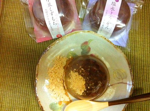 ひんやり葛餅＆水ようかん