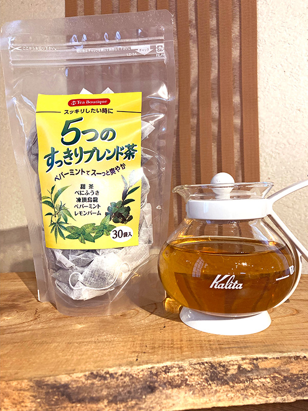 花粉症におすすめのお茶・5つのすっきりブレンド茶