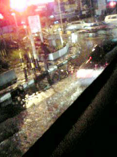 メダンで早速スコール