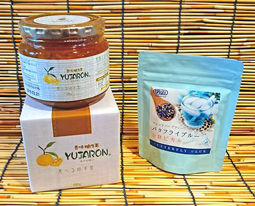 ハーブティー『バタフライブルー』&『ユジャロン』ドリンク試飲会
