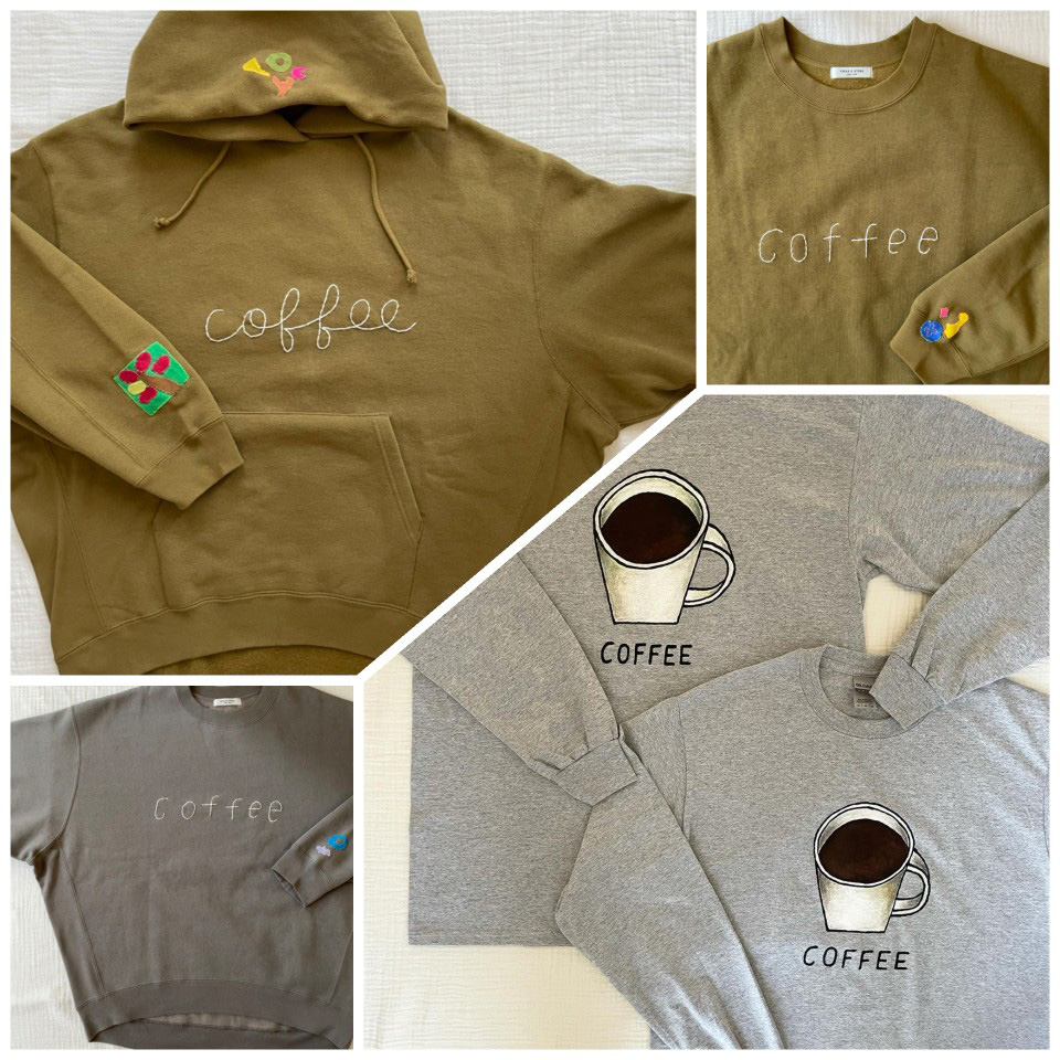 『COFFEEとTシャツとこけしと』展・ノグチナミさん作品新作