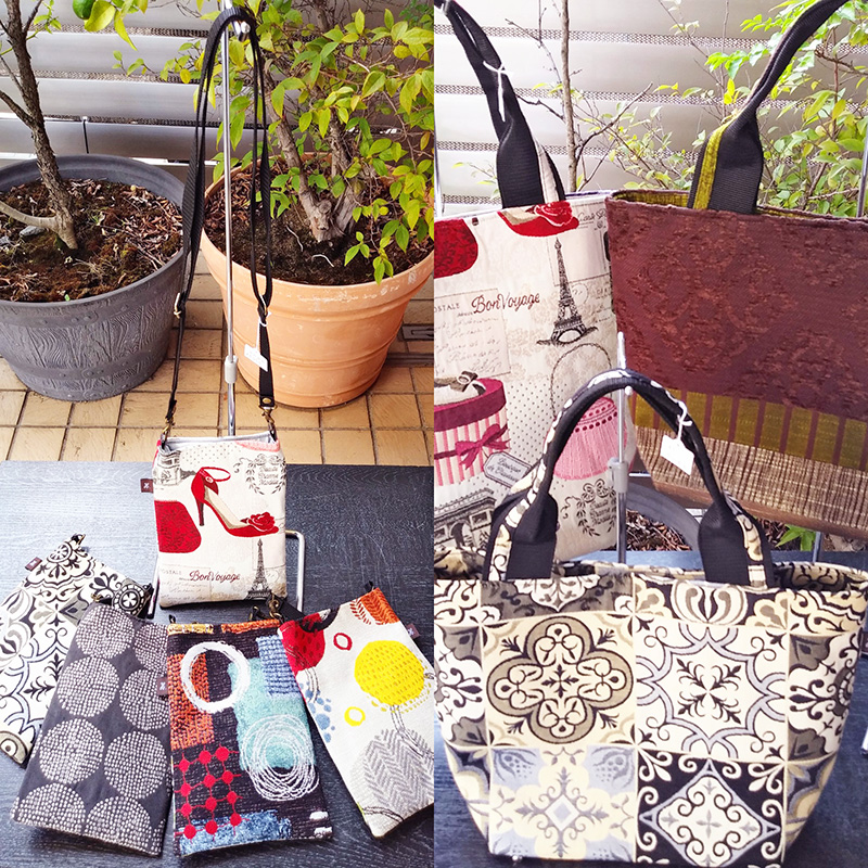 ジャガード ハンドメイド バッグ&小物