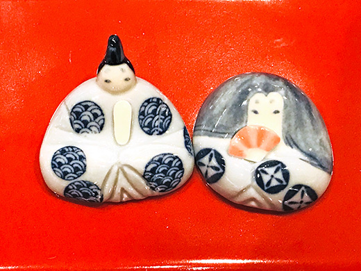 お雛様の箸置き