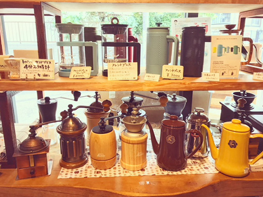コーヒーのための器とグッズ展