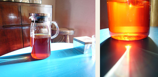 ルイボスティーの赤い色