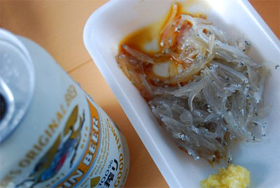 生しらすで一杯