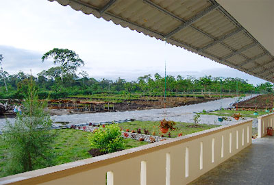 ゲストハウスから眺めた景色