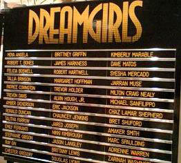 ブロードウェイ・ミュージカル「ドリームガールズ」