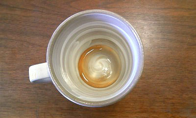 コーヒーを飲み終わってからの楽しみ