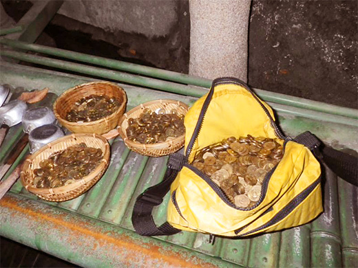 5,000枚洗いました