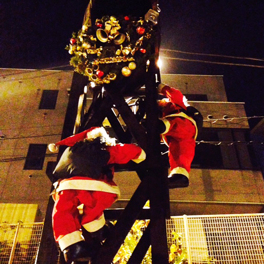 南蛮屋ガーデンのサンタさん