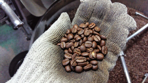 炭火焙煎コーヒー豆
