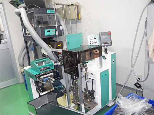 「少量コーヒー鮮度維持パック」の製造機