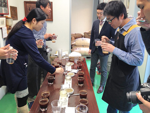 コーヒーカッピング会