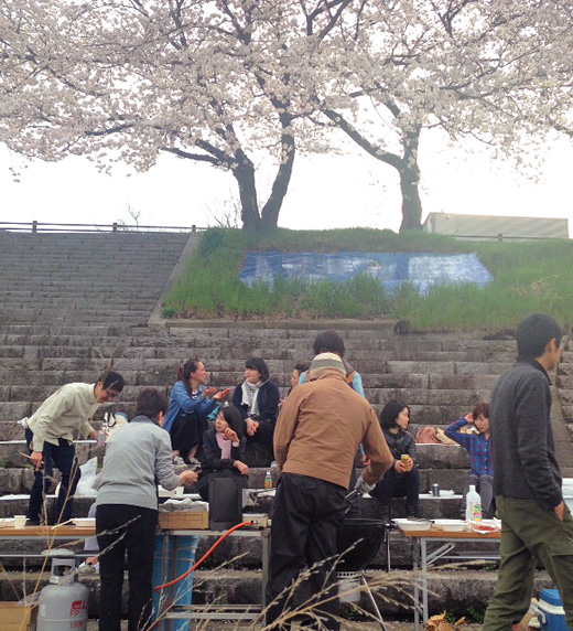 2回目の…お花見バーベキュー